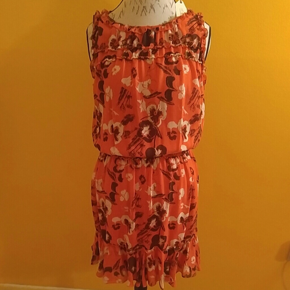 Floral Sleeveless feminint dress